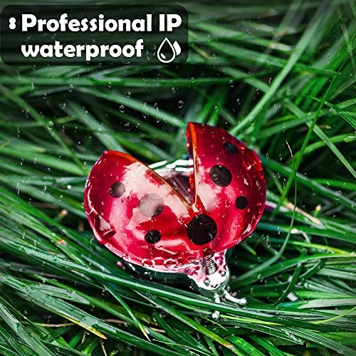 Solar Garden Lights Outdoor, Solar Light LED Garden Decor Statues, Yard Decorations Ladybug Lights For Path, Yard, Lawn… 3 Solar Garden Lights Outdoor, Solar Light LED Garden Decor Statues, Yard Decorations Ladybug Lights For Path, Yard, Lawn… - Image 3