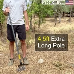 Rotary Cultivator Tool – 60” Extra Long Handle – Reinforced Tines – Reseeding Grass Or Soil Mixing – All Metal, No… 10 Rotary Cultivator Tool – 60” Extra Long Handle – Reinforced Tines – Reseeding Grass Or Soil Mixing – All Metal, No… -Garden Supply Store 61lNTsVjHL