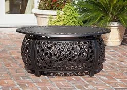 FP-271 Oval Cast Aluminum Convertible Fire Pit -Garden Supply Store 61lWmOUSbEL