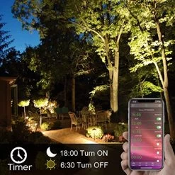 LED Flood Light 100W Equivalent RGB Color Changing, Outdoor Smart Floodlights RGBW 2700K Warm White & 16 Million Colors… -Garden Supply Store 61n DntoZzL