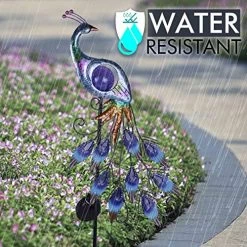 Valery Madelyn 31.5 Inch Metal Peacock Garden Decor Solar Lights, Solar Peacock Stake Lawn Ornaments For Outdoor Outside… 12 Valery Madelyn 31.5 Inch Metal Peacock Garden Decor Solar Lights, Solar Peacock Stake Lawn Ornaments For Outdoor Outside… -Garden Supply Store 61nOCE2B1SxL