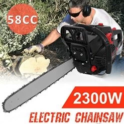 WEGSD Gas Chainsaws 58cc 2-Stroke Gas Powered Chain Saw 20-Inch Chainsaw Chain With Tool Kit For Cutting Forest Wood… -Garden Supply Store 61nruiYr1aL
