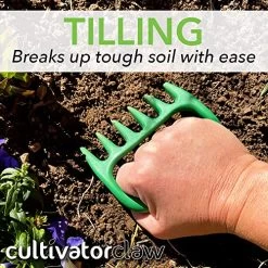 BEARPAW Cultivator Claw – (Never-Set-Down) Gardening Tool – Ergonomic Hand Design For Aerating, Weeding, Cultivating… -Garden Supply Store 61q5FrBWInL