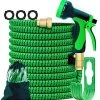Garden Hose Expandable 50FT Water Hose- Superior Strength 3750D/ Triple-Layers Latex/ 10 Function Spray Nozzle/ Upgraded…