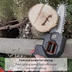 F.EASY.D Mini Chainsaw 4-Inch Cordless Electric Protable Chainsaw With Brushless Motor, One-Hand 0.7kg Lightweight… 9 F.EASY.D Mini Chainsaw 4-Inch Cordless Electric Protable Chainsaw With Brushless Motor, One-Hand 0.7kg Lightweight… -Garden Supply Store 61tV82xjxrL