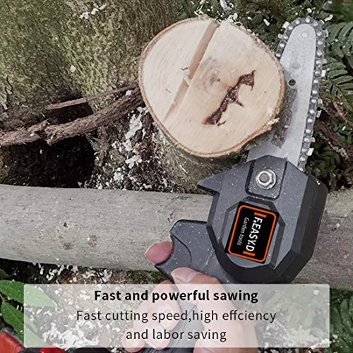 F.EASY.D Mini Chainsaw 4-Inch Cordless Electric Protable Chainsaw With Brushless Motor, One-Hand 0.7kg Lightweight… 4 F.EASY.D Mini Chainsaw 4-Inch Cordless Electric Protable Chainsaw With Brushless Motor, One-Hand 0.7kg Lightweight… - Image 4