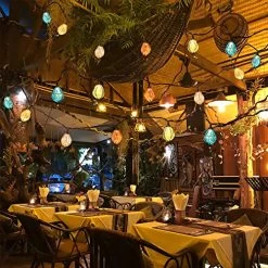 Vigdur Decorative – Rattan Ball String Lights With 10 Led Bulbs Plug In Rattan Lantern String Lights For Patio Garden… -Garden Supply Store 61uo2BznhHmL