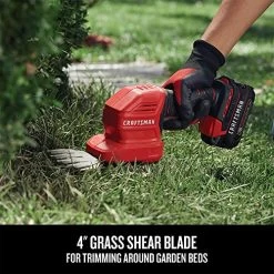 CRAFTSMAN V20 Cordless Handheld Grass Trimmer And Mini Hedge Trimmer Kit (CMCSS800C1) -Garden Supply Store 61v8EGHWDdL