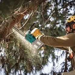 Makita XCU09Z Lithium-Ion Brushless Cordless 18V X2 (36V) LXT 16″ Top Handle Chain Saw, Tool Only, Teal -Garden Supply Store 61v9ukqlSwL