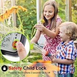 OneBom Water Timer Programmable, Digital Watering Timer 2nd Generation Upgraded,Sprinkler Hose Timer + Teflon Tape With… -Garden Supply Store 61wkIflc TL