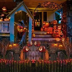 Zerproc Orange Christmas Lights 33ft 100 LED String Lights 120V UL Certified Xmas Tree Lights For Christmas Halloween… -Garden Supply Store 61xnHxZJQ9L